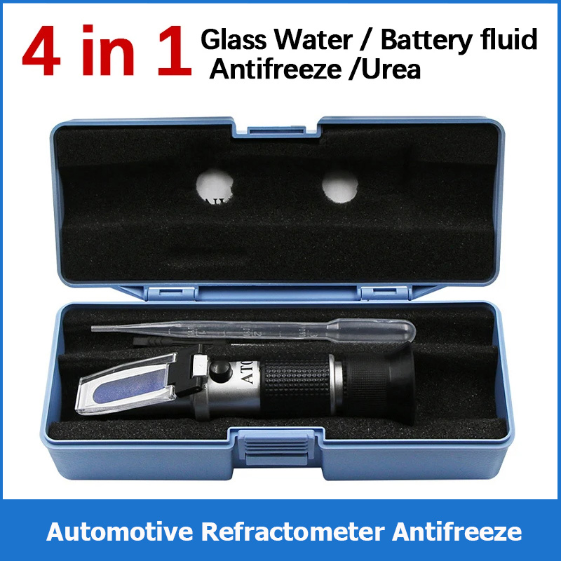 Refractometer Salinity - Antivries Koelvloeistof Refractometer voor Auto Antivries