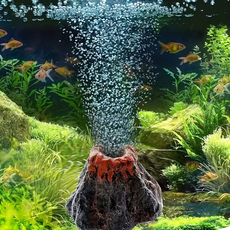 Aquarium Marine Tank - Vulkanische belletjessteen voor aquaria, geen batterijen