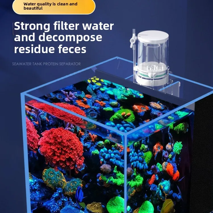 Protein Skimmer Hang On - 110V-240V Nieuwe Mini Aquarium Eiwitseparator Zeewater