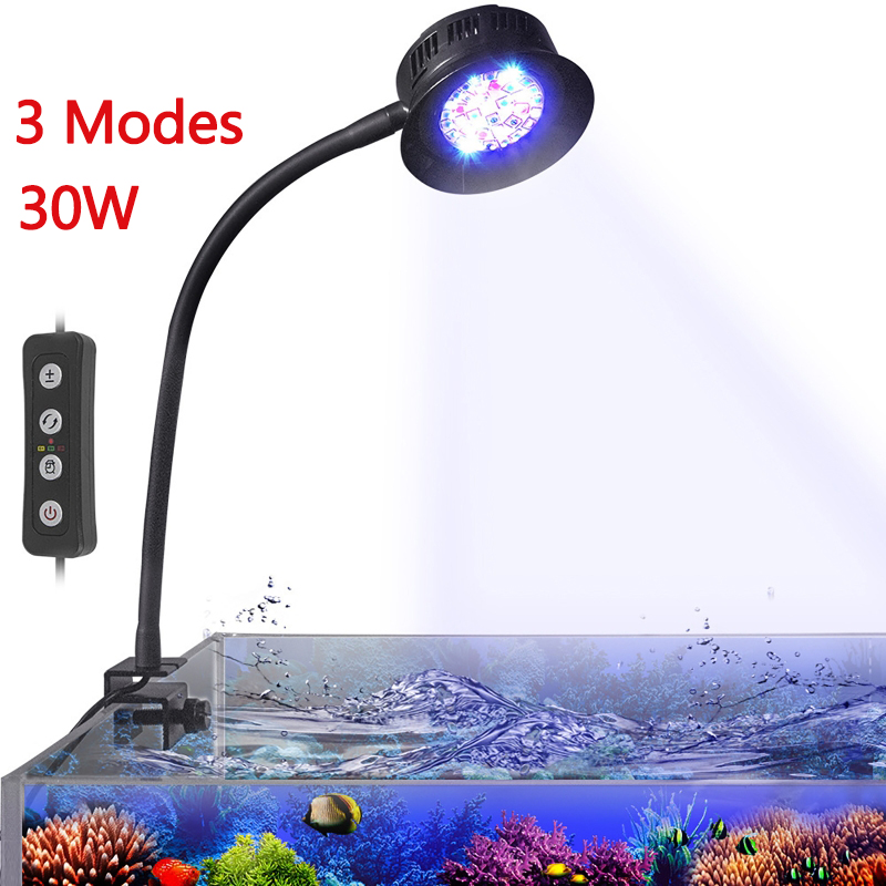 Marine Aquarium Reef - Aquarium LED-riflicht Zeewater Aquariumlicht 30W Dimbare