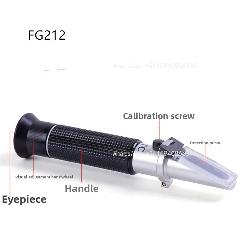 Refractometer Salinity - Brix & Zoutgehalte Refractometer 0-28% Zoutconcentratietester