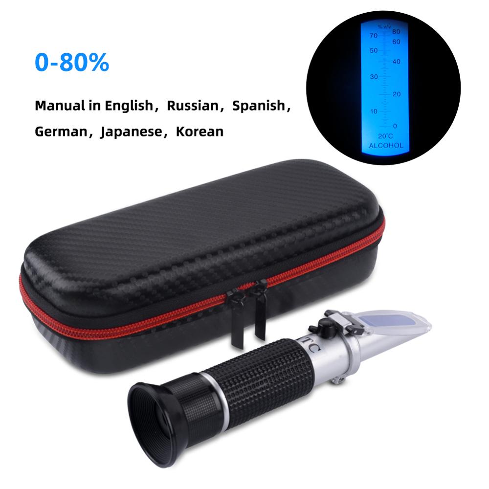 Refractometer Salinity - Hot Nieuwe Schokbestendige Verpakking Handbediende 0-80%