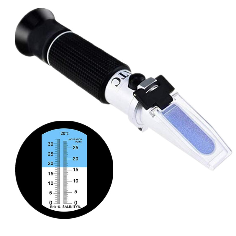 0-32% Suiker 0-28% Zout Draagb - Refractometer Salinity recensie en prijs