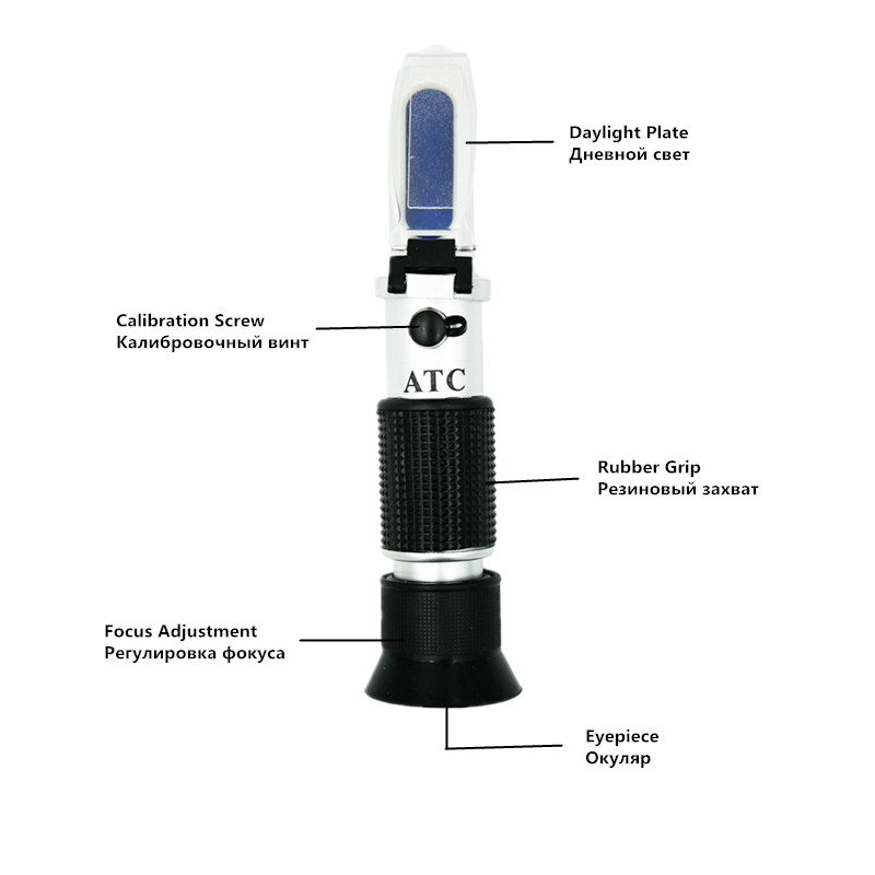 0-32% Suiker 0-28% Zout Draagb - Refractometer Salinity recensie en prijs
