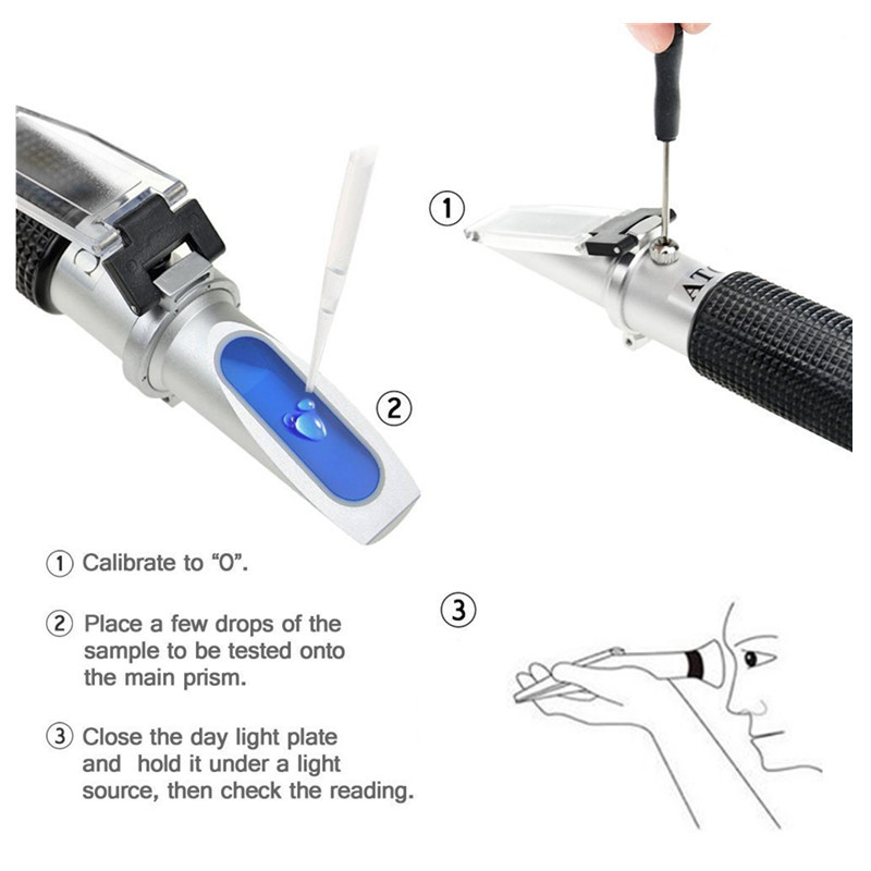 0-32% Suiker 0-28% Zout Draagb - Refractometer Salinity recensie en prijs