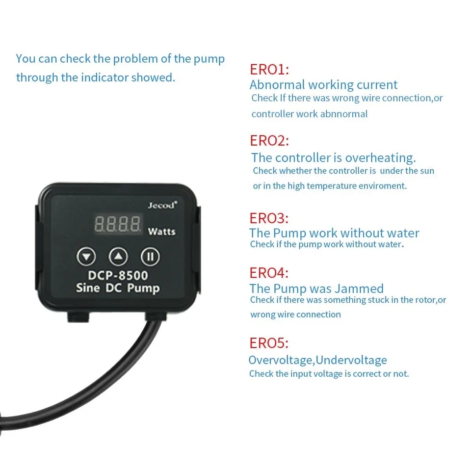 Jebao Jecod DCP 2500/3500/5000 - Marine Aquarium Reef recensie en prijs