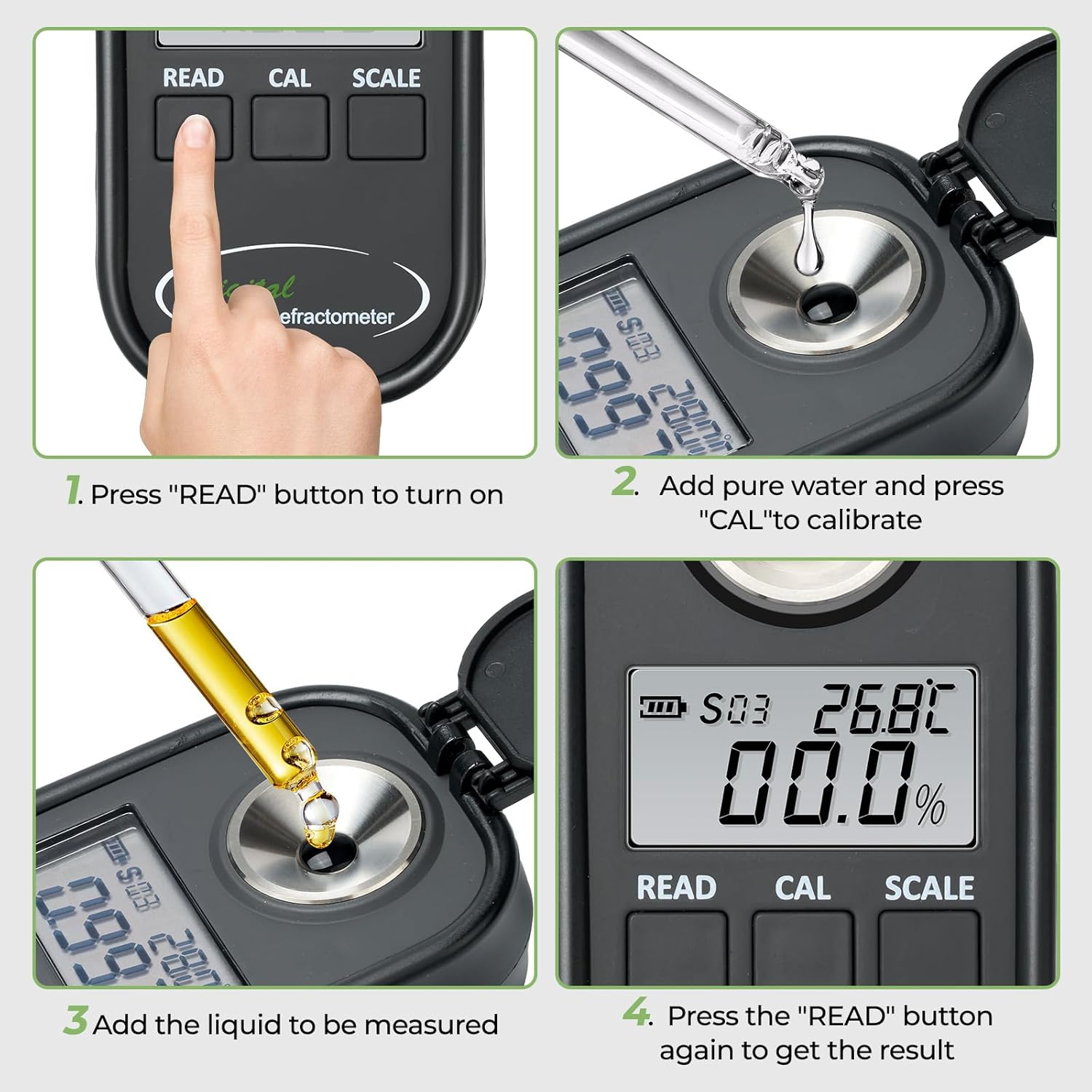 Digitale refractometer Digital - Refractometer Salinity recensie en prijs