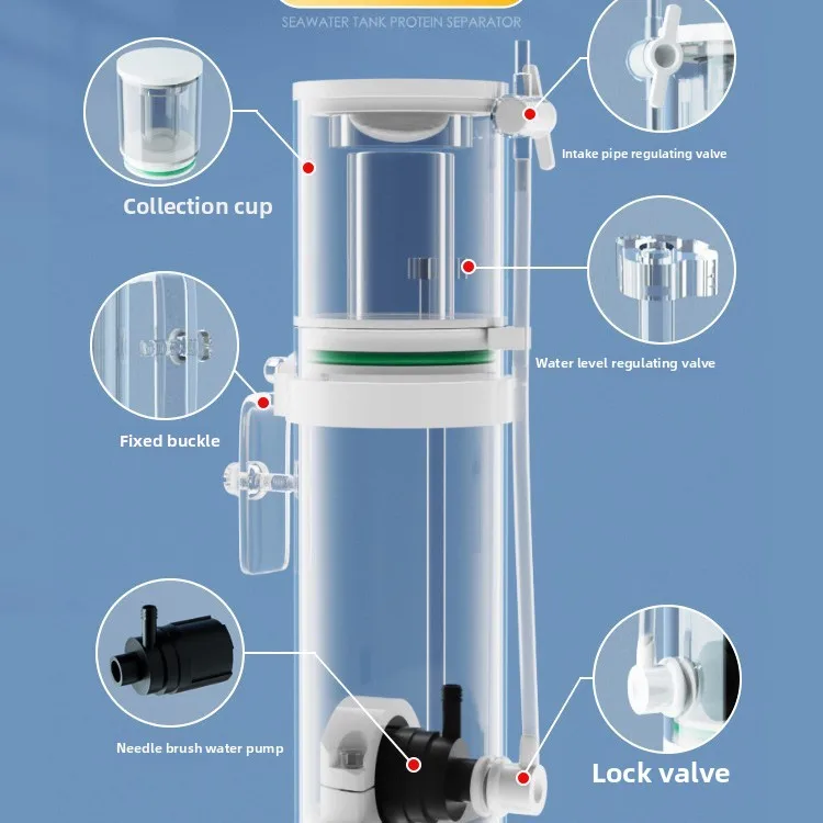 110V-240V Nieuwe Mini Aquarium - Protein Skimmer Hang On recensie en prijs