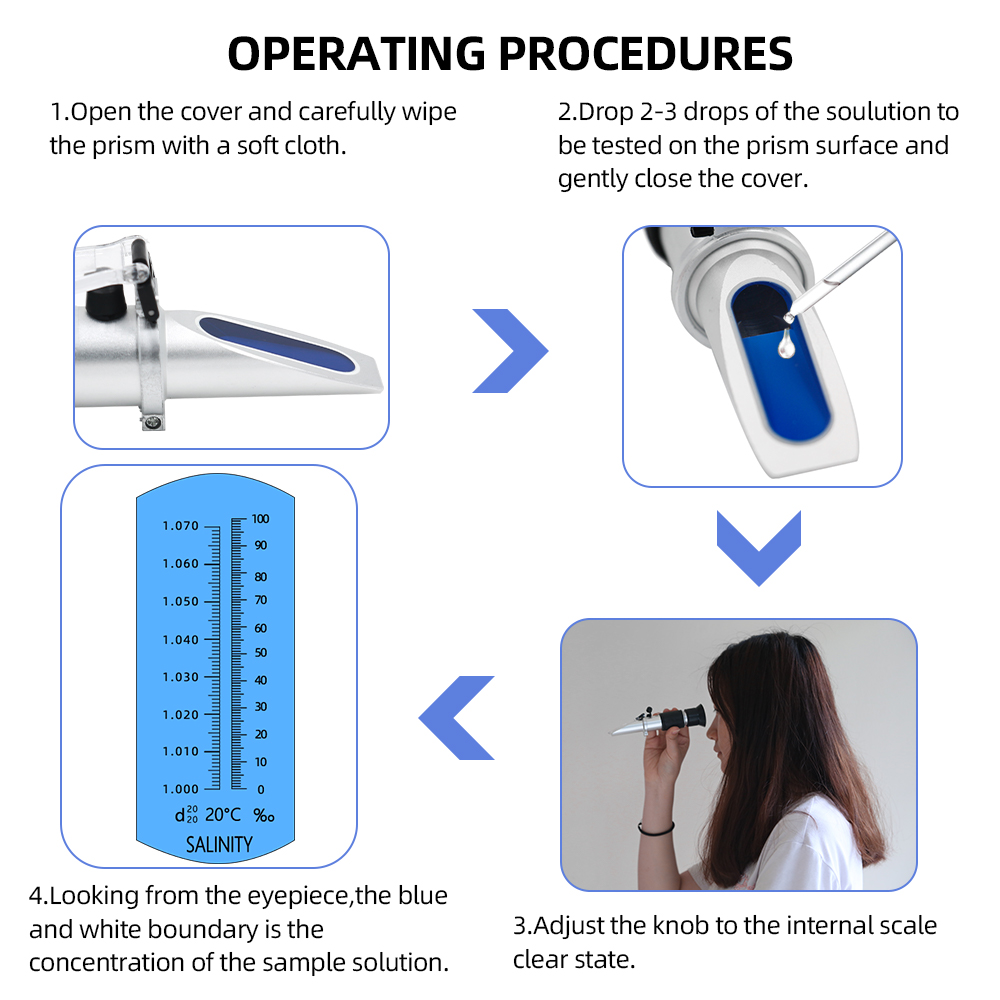 Zoutgehalte Refractometer 0-10 - Aquarium Marine Salt recensie en prijs