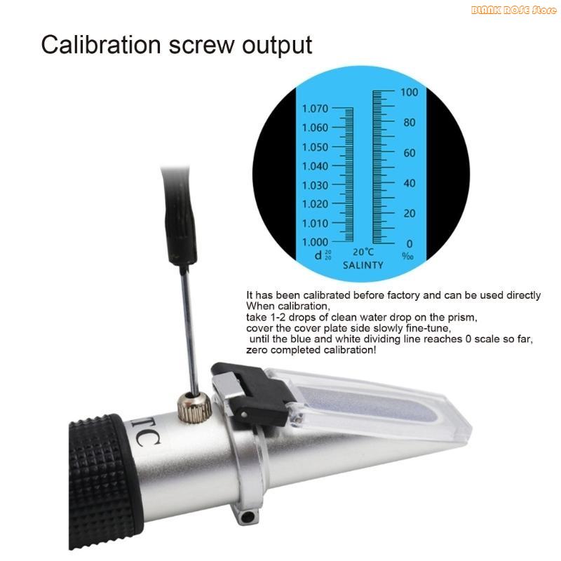 K1AE Zoutgehalte-refractometer - Refractometer Salinity recensie en prijs
