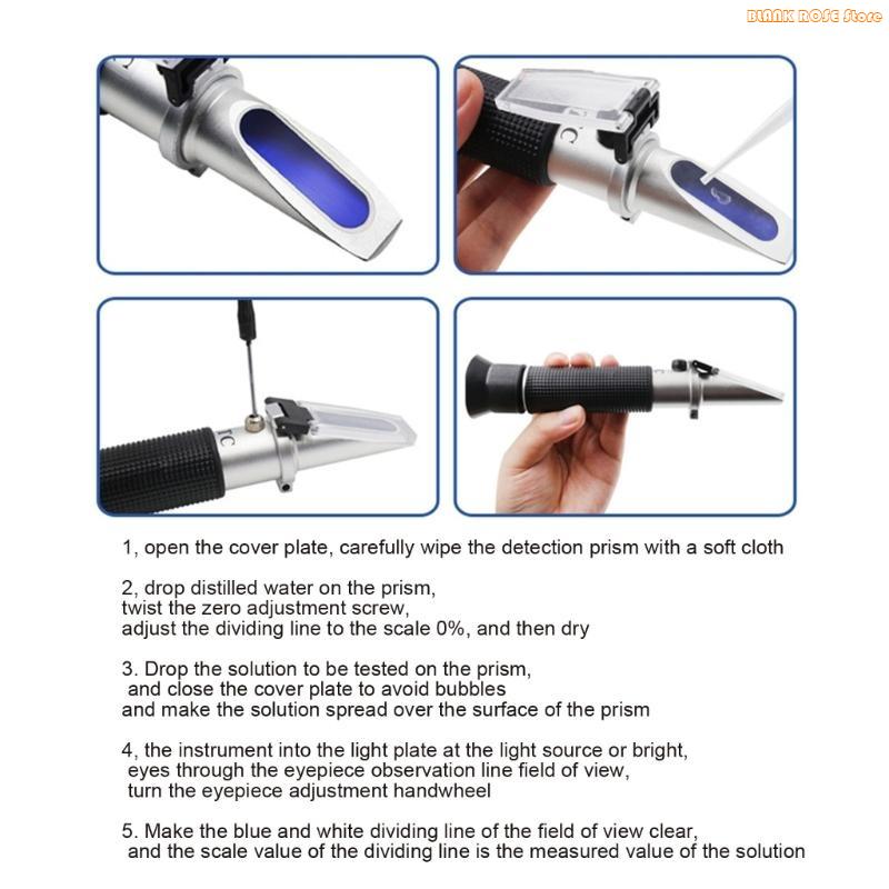 K1AE Zoutgehalte-refractometer - Refractometer Salinity recensie en prijs