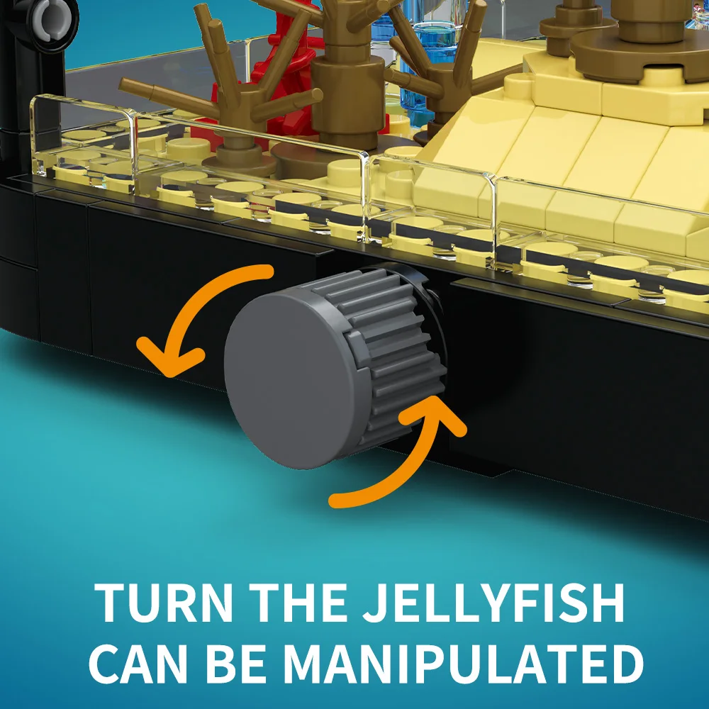 Aquarium bouwsteenset met lich - Aquarium Marine Tank recensie en prijs