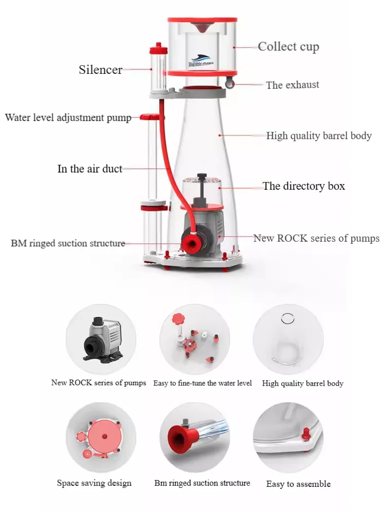 220-240V 50Hz Bubble Magus Cur - Protein Skimmer Hang On recensie en prijs