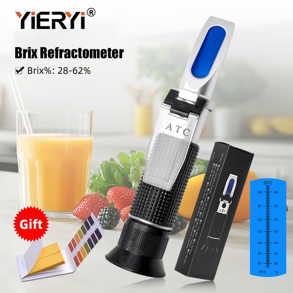 Professionele 28-62% Brix Refr - Refractometer Salinity recensie en prijs